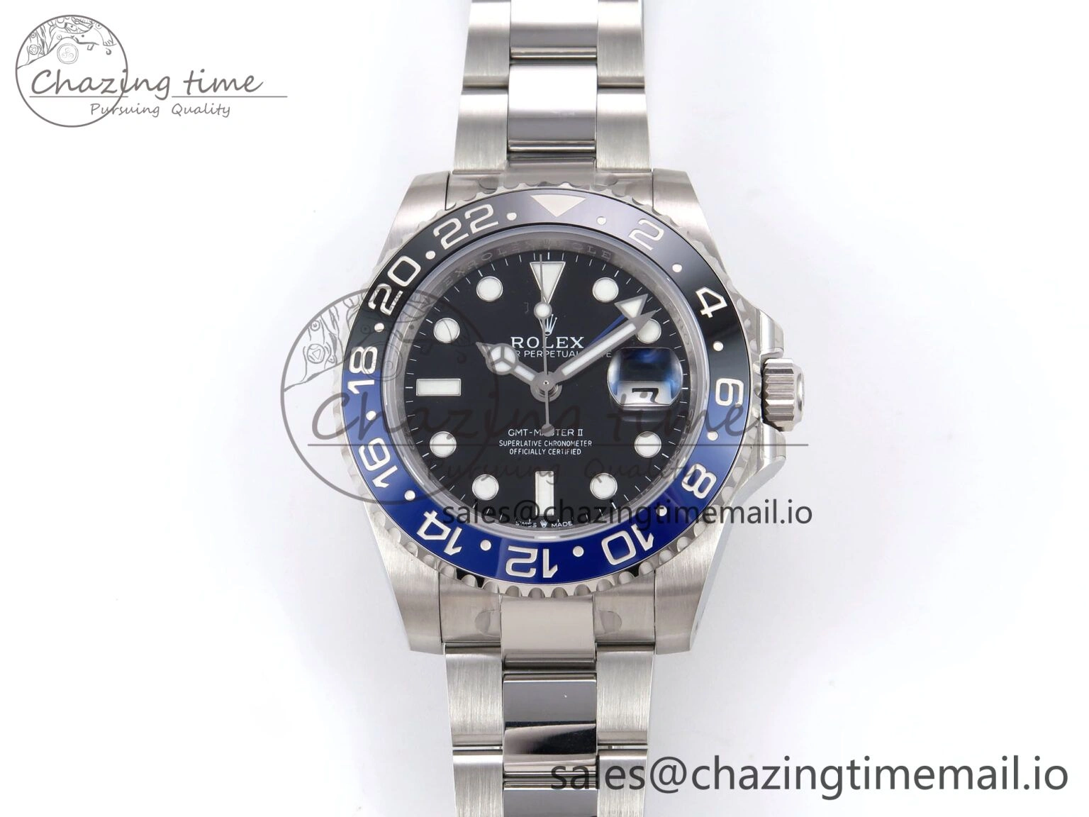 TechFriendly GMT-Master II 126710 BLNR 904L EF 1:1 Best Edition on Oyster Bracelet SH3285 CHS 1017
