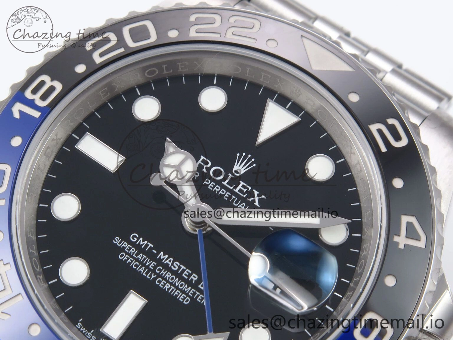 Contemporary GMT-Master II 126710 BLNR 904L EWEF 1:1 Best Edition on SS Jubilee Bracelet SH3285 CHS 1066