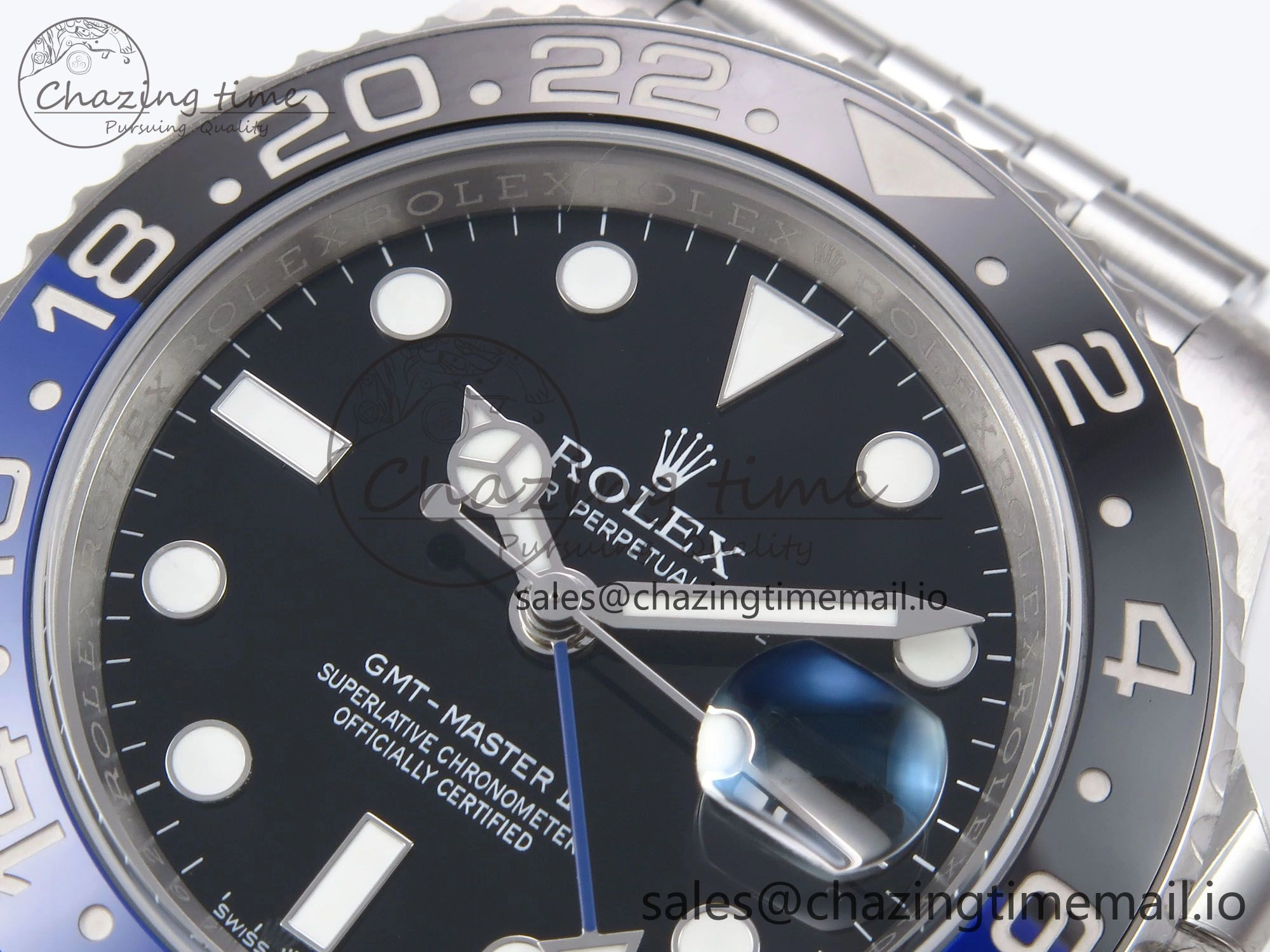 Contemporary GMT-Master II 126710 BLNR 904L EWEF 1:1 Best Edition on SS Jubilee Bracelet SH3285 CHS 1066