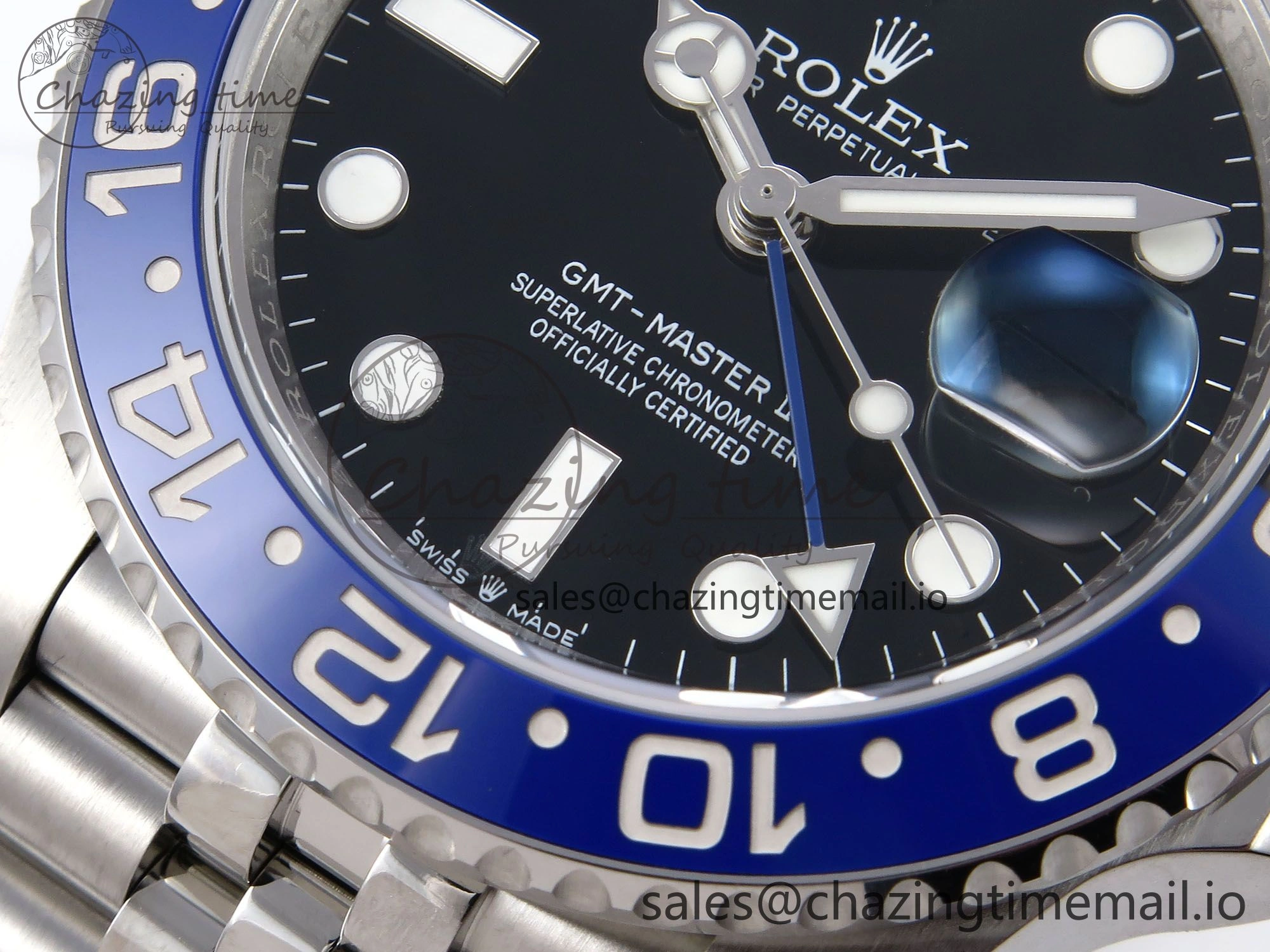Contemporary GMT-Master II 126710 BLNR 904L EWEF 1:1 Best Edition on SS Jubilee Bracelet SH3285 CHS 1066
