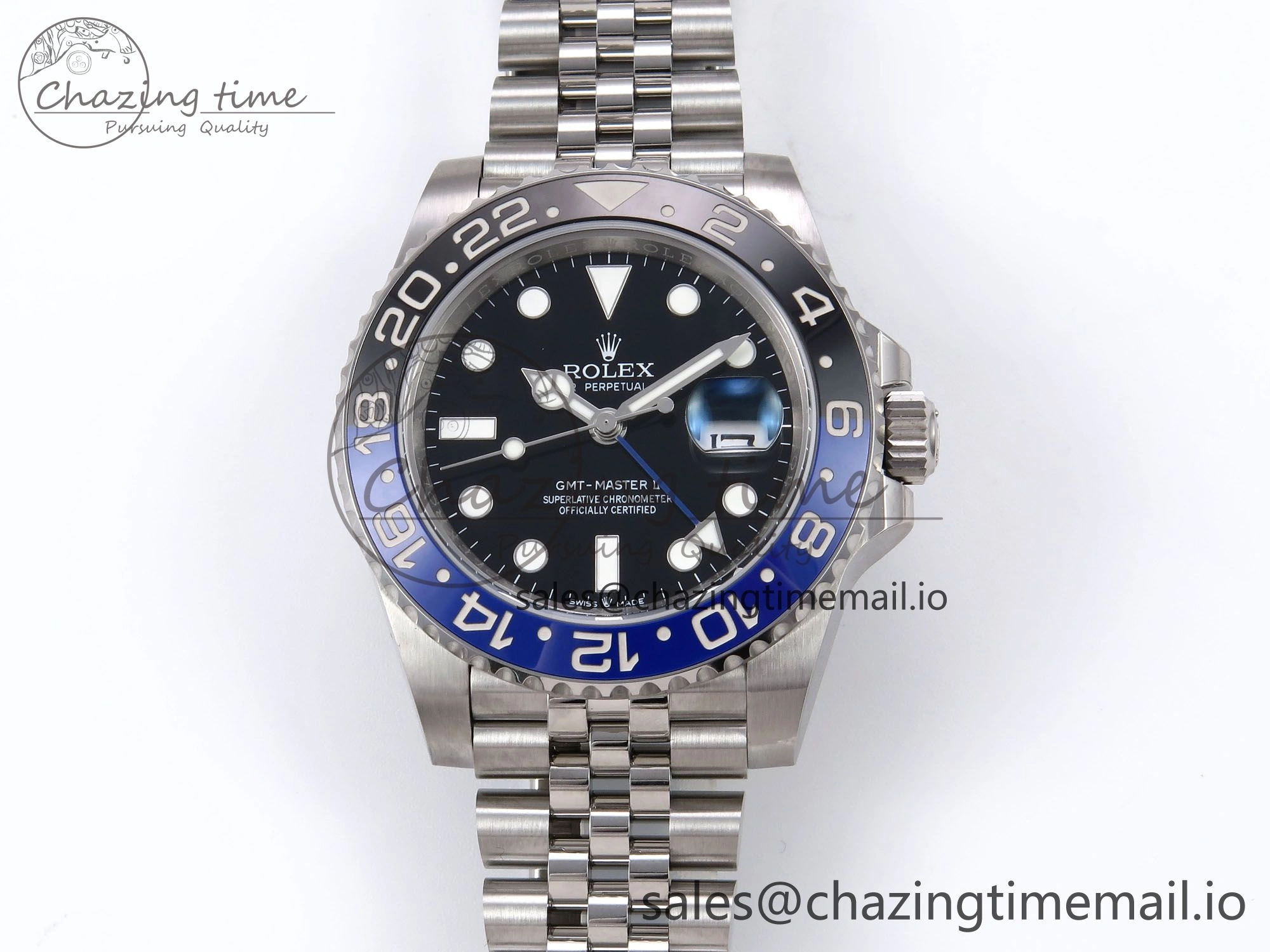 Contemporary GMT-Master II 126710 BLNR 904L EWEF 1:1 Best Edition on SS Jubilee Bracelet SH3285 CHS 1066