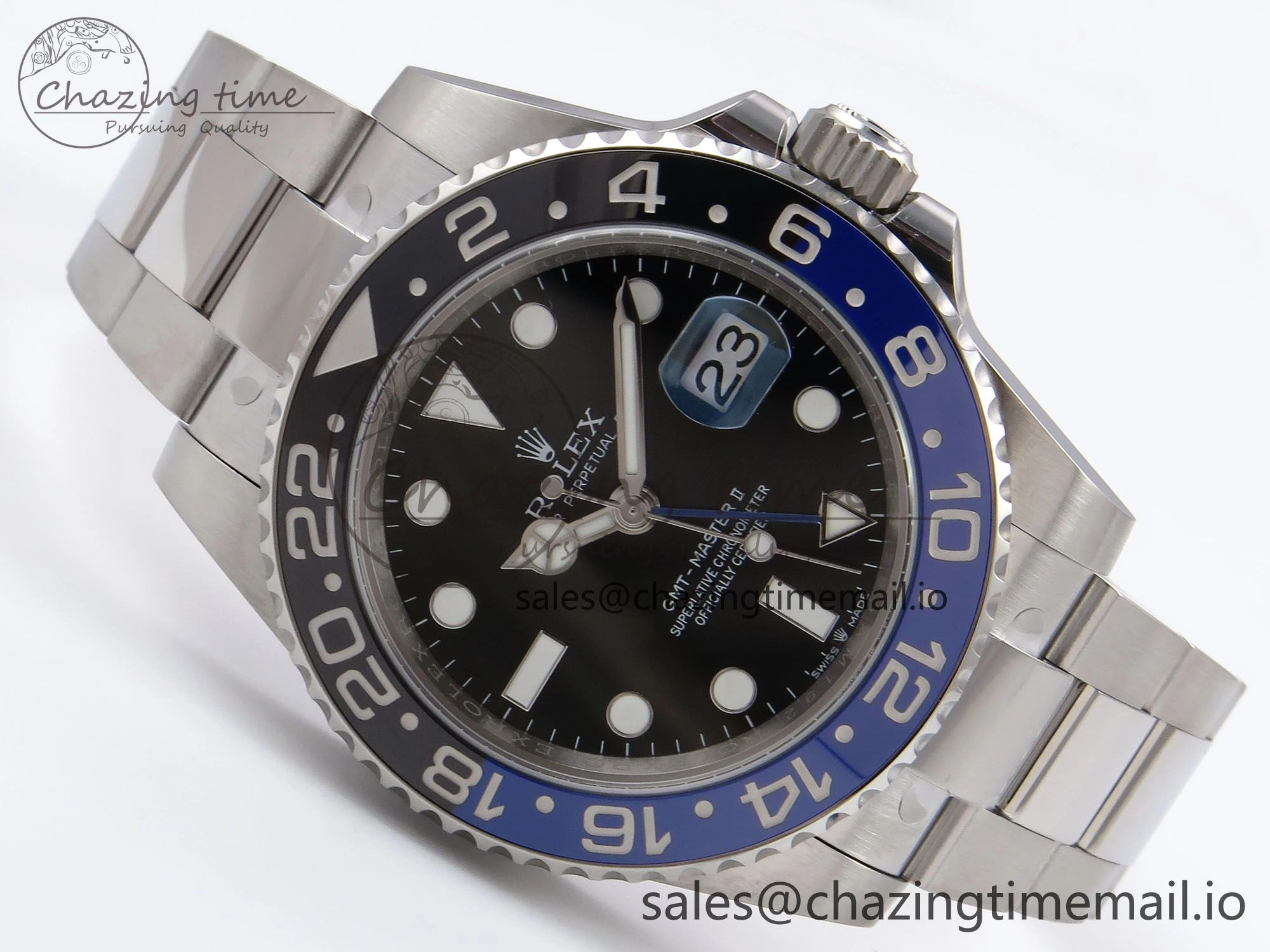 Durable GMT-Master II 126710 BLNR 904L EWEF 1:1 Best Edition on SS Oyster Bracelet SH3285 CHS 1063