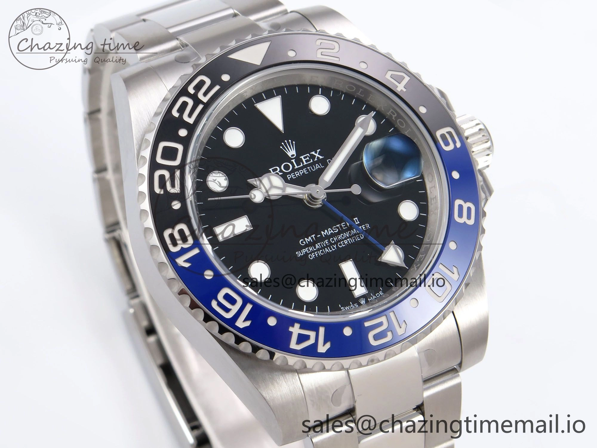 Durable GMT-Master II 126710 BLNR 904L EWEF 1:1 Best Edition on SS Oyster Bracelet SH3285 CHS 1063