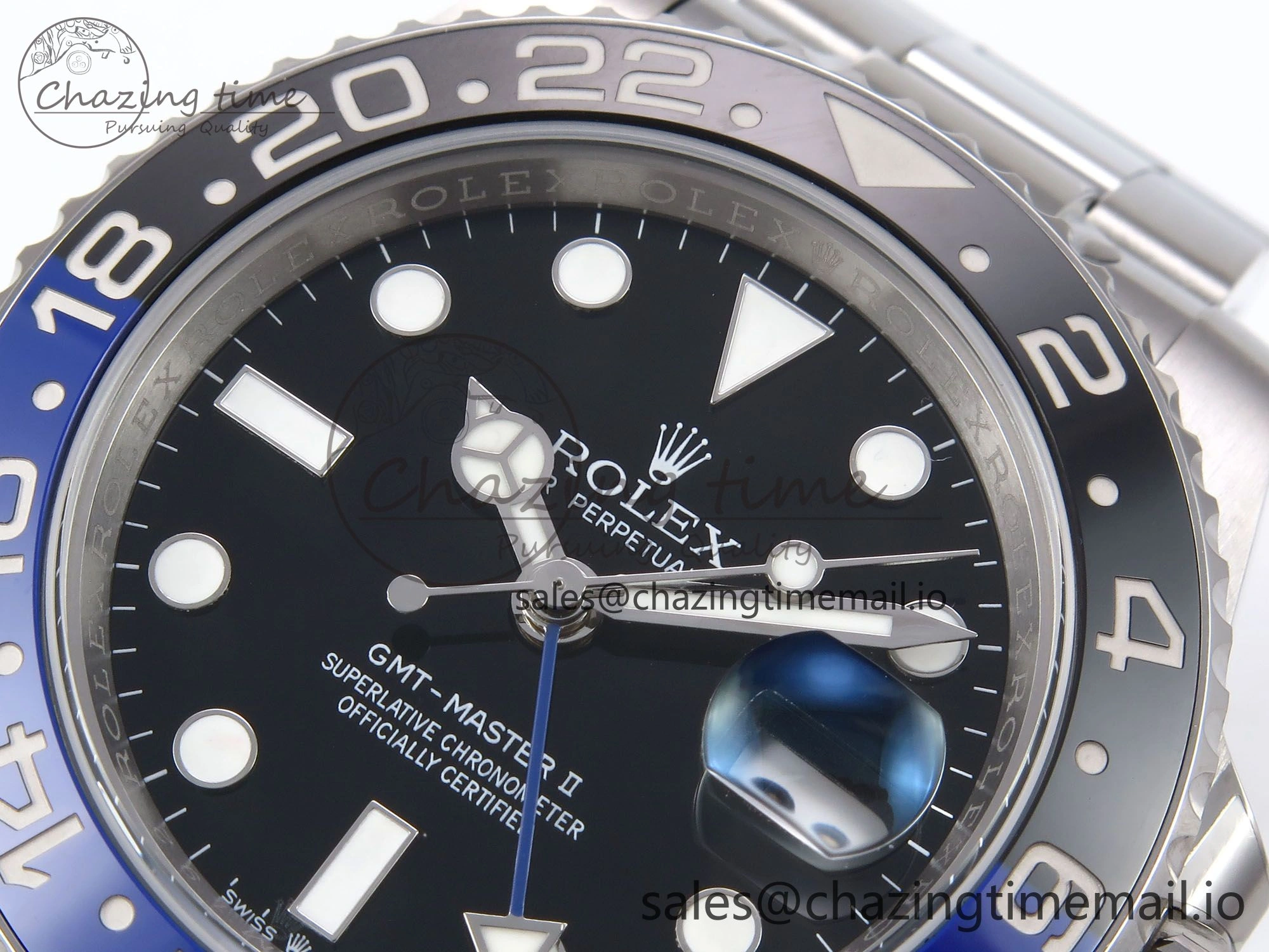 Durable GMT-Master II 126710 BLNR 904L EWEF 1:1 Best Edition on SS Oyster Bracelet SH3285 CHS 1063