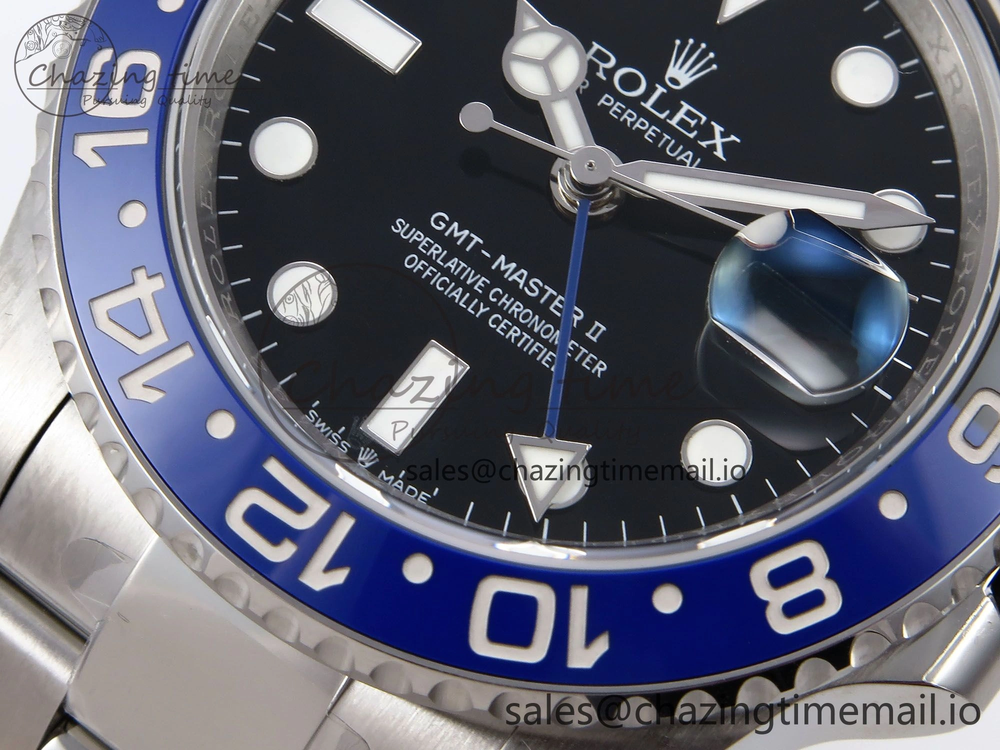 Durable GMT-Master II 126710 BLNR 904L EWEF 1:1 Best Edition on SS Oyster Bracelet SH3285 CHS 1063