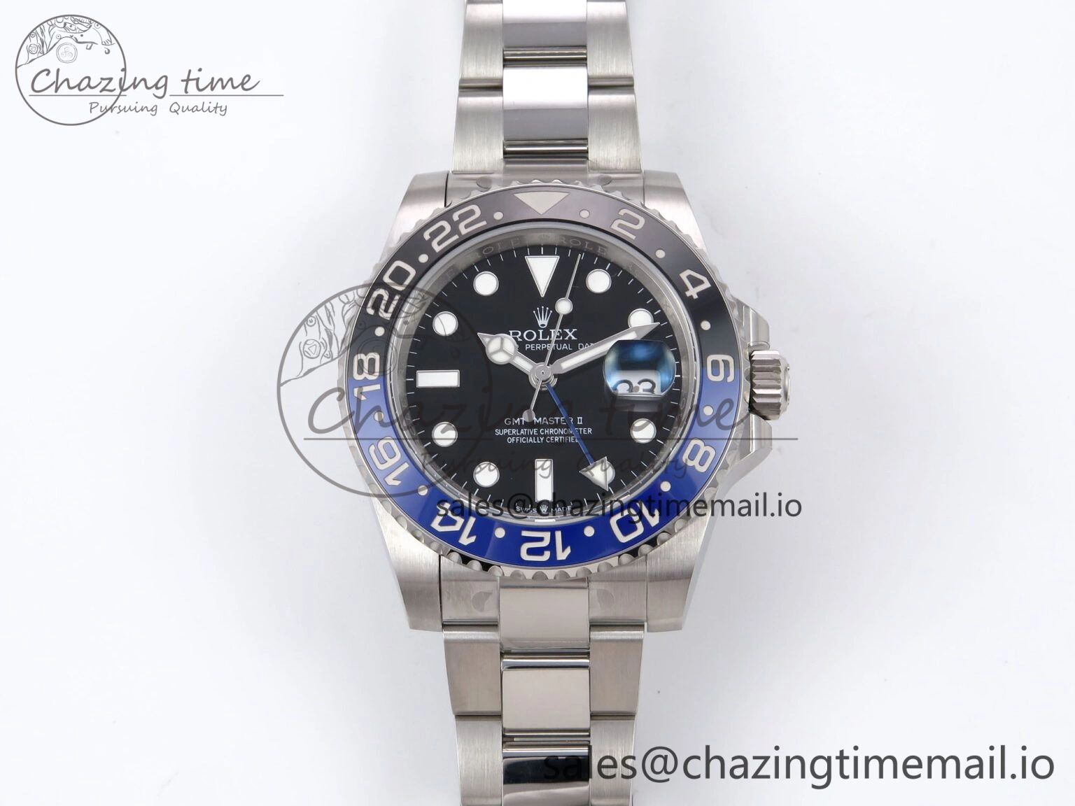 Durable GMT-Master II 126710 BLNR 904L EWEF 1:1 Best Edition on SS Oyster Bracelet SH3285 CHS 1063