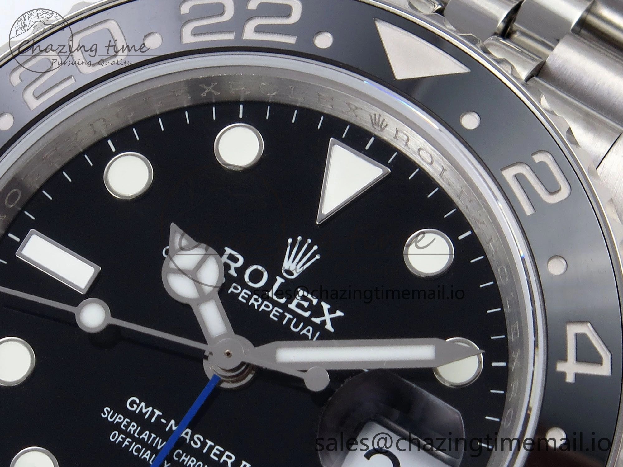 GMT-Master II 126710 BLNR 904L QF 1:1 Best Edition on Jubilee Bracelet SH3285 V Stretchable 1212