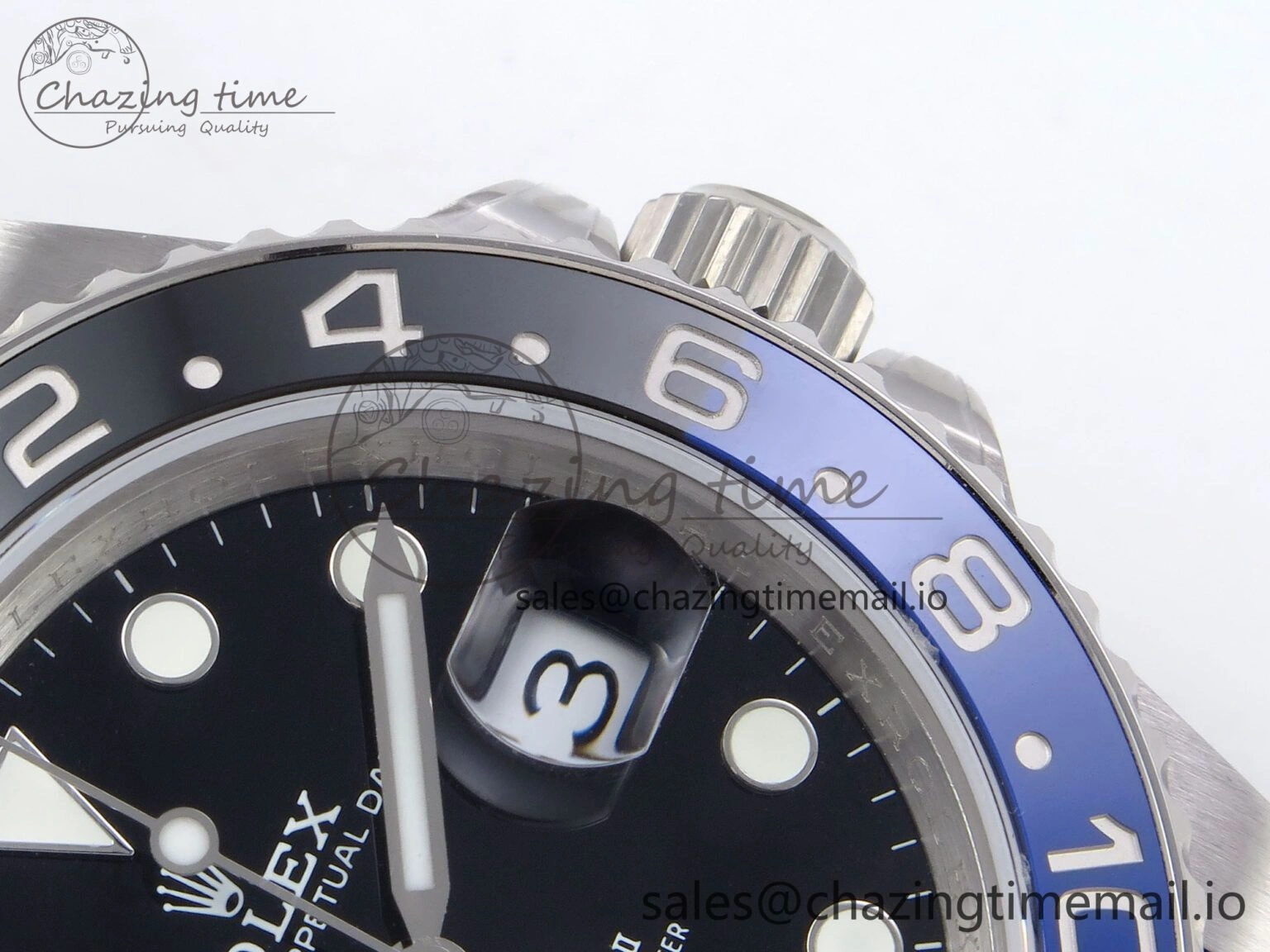 GMT-Master II 126710 BLNR 904L QF 1:1 Best Edition on Jubilee Bracelet SH3285 V Stretchable 1212