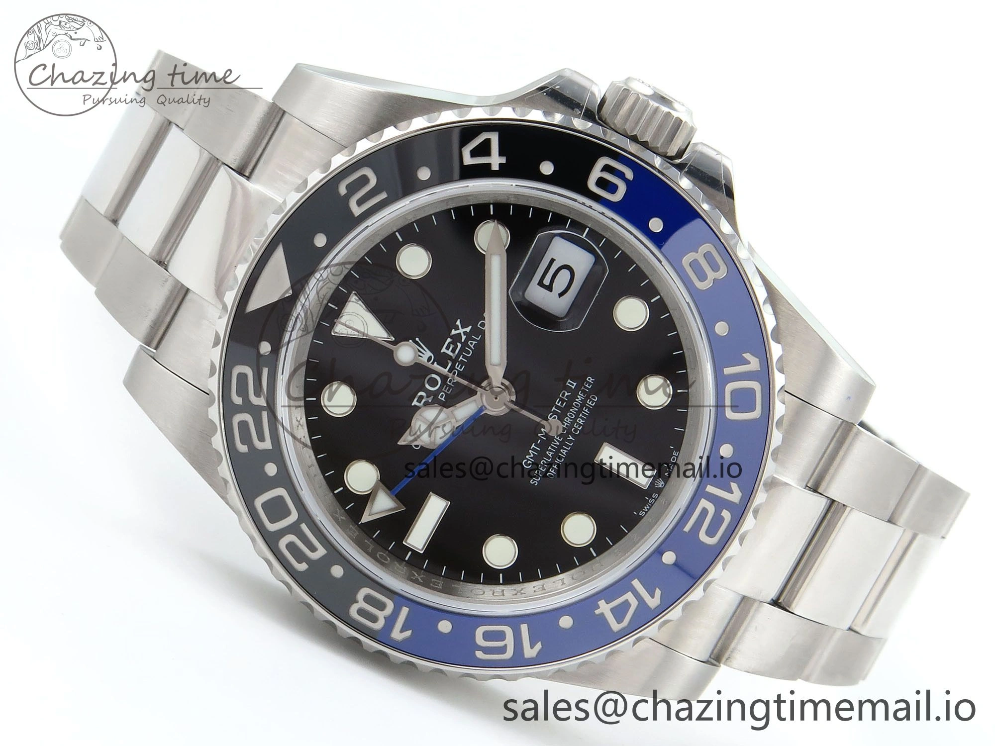Breathable GMT-Master II 126710 BLNR 904L QF 1:1 Best Edition on Oyster Bracelet SH3285 V 1211