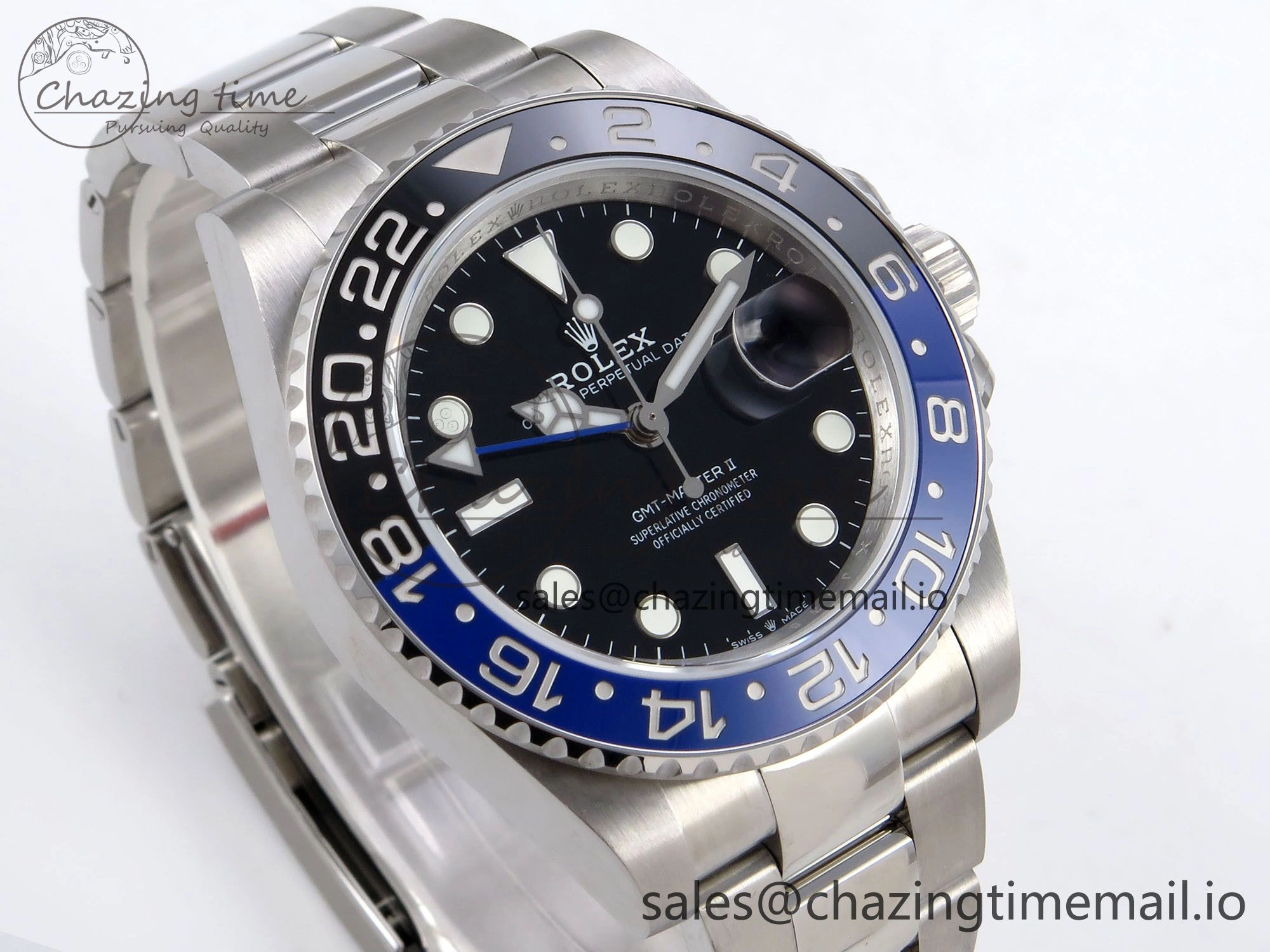 Breathable GMT-Master II 126710 BLNR 904L QF 1:1 Best Edition on Oyster Bracelet SH3285 V 1211