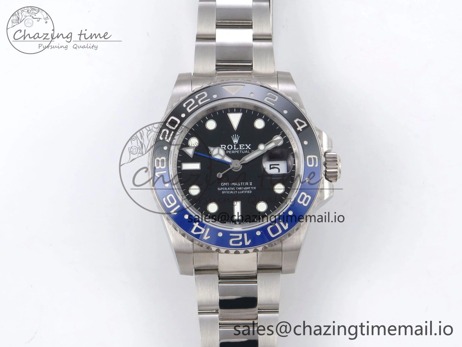 Breathable GMT-Master II 126710 BLNR 904L QF 1:1 Best Edition on Oyster Bracelet SH3285 V 1211