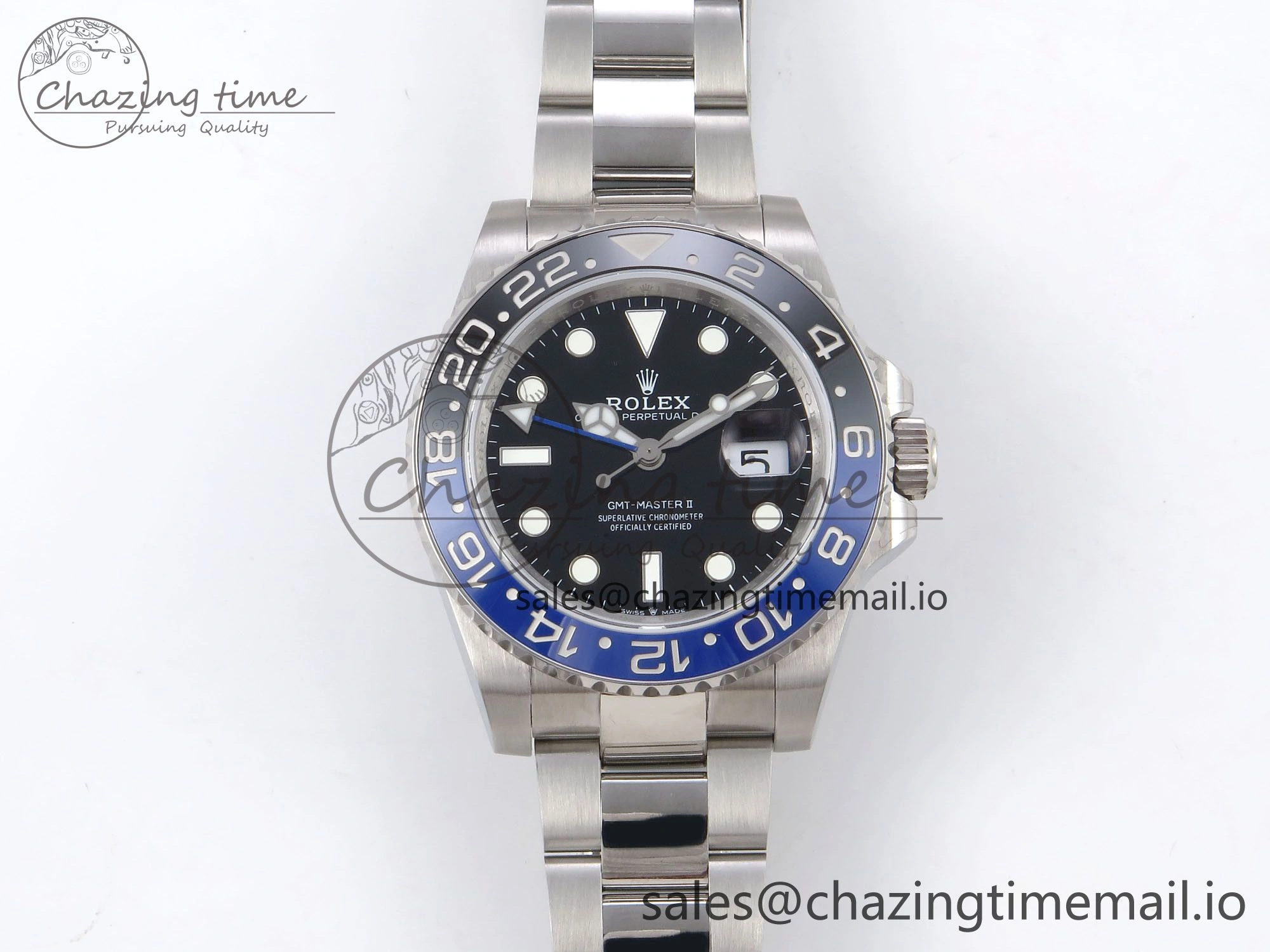Breathable GMT-Master II 126710 BLNR 904L QF 1:1 Best Edition on Oyster Bracelet SH3285 V 1211