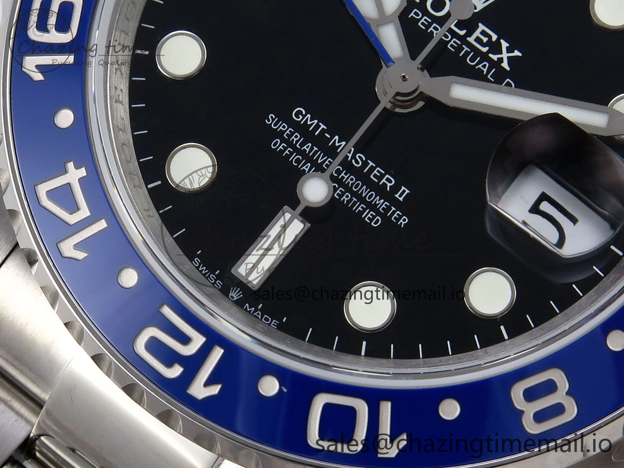 Breathable GMT-Master II 126710 BLNR 904L QF 1:1 Best Edition on Oyster Bracelet SH3285 V 1211