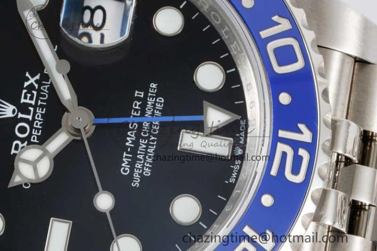 Neat GMT Master II 126710 BLNR 904L SS APF 1:1 Best Edition on Jubilee Bracelet VR3285 CHS 2050