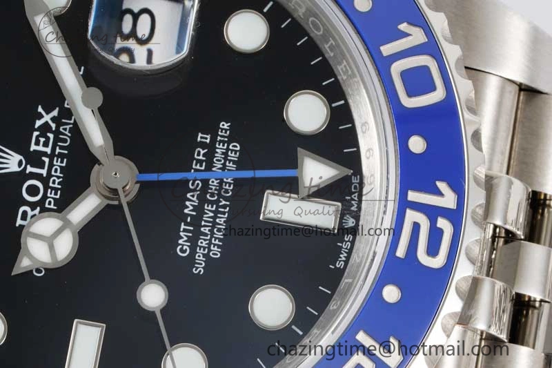 Neat GMT Master II 126710 BLNR 904L SS APF 1:1 Best Edition on Jubilee Bracelet VR3285 CHS 2050