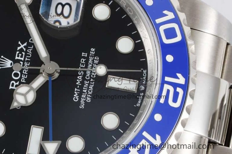 TechFriendly GMT Master II 126710 BLNR 904L SS APF 1:1 Best Edition on Oyster Bracelet VR3285 CHS 2047