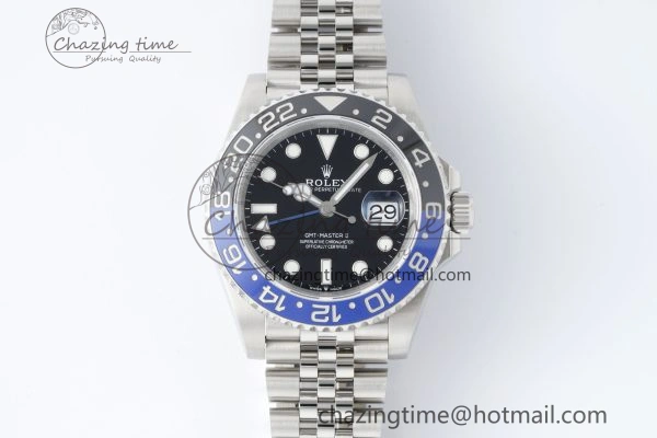 Comfortable GMT Master II 126710 BLNR 904L SS KING Factory 1:1 Best Edition on Jubilee Bracelet K3285 CHS 2074