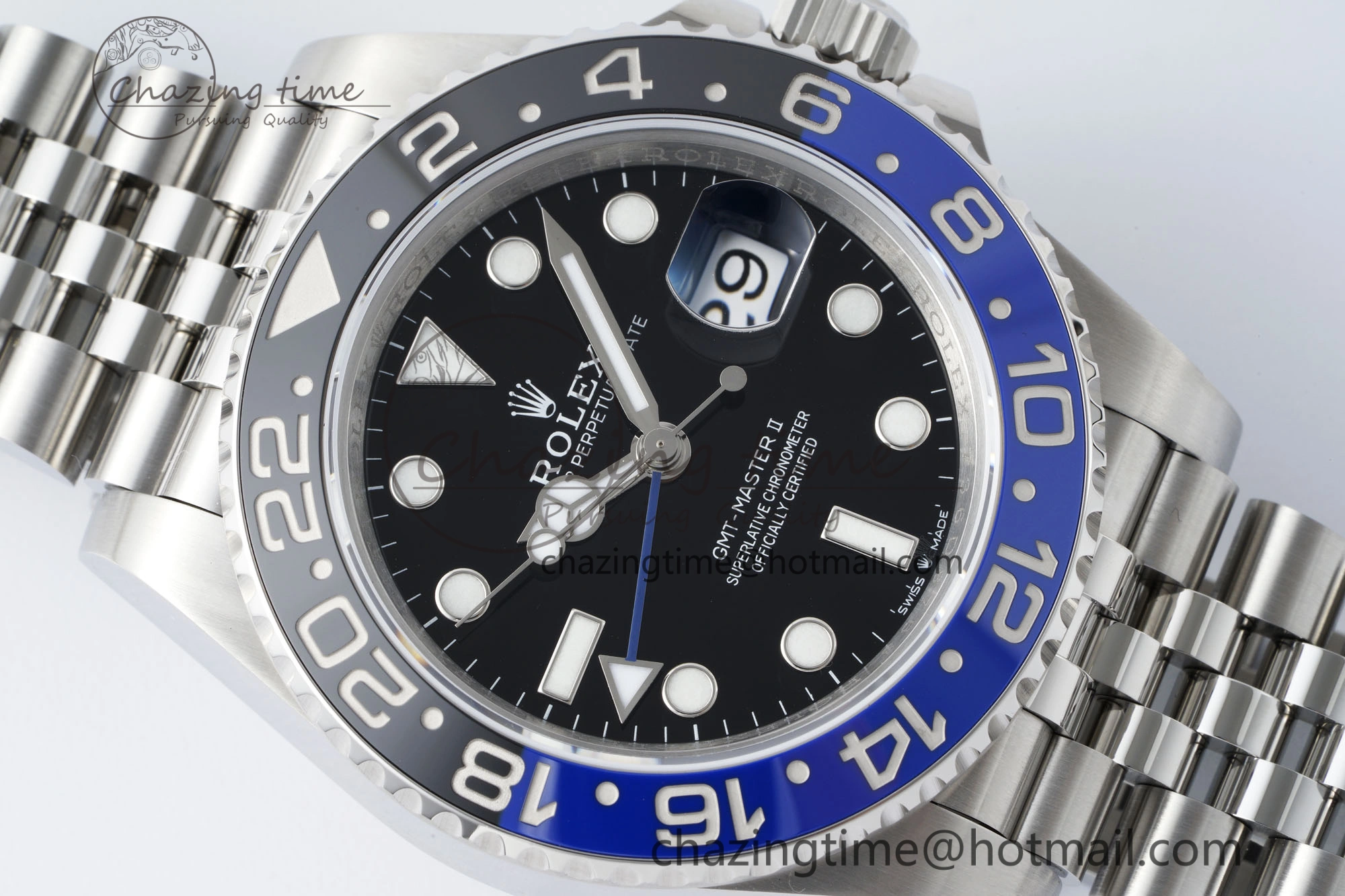 Comfortable GMT Master II 126710 BLNR 904L SS KING Factory 1:1 Best Edition on Jubilee Bracelet K3285 CHS 2074
