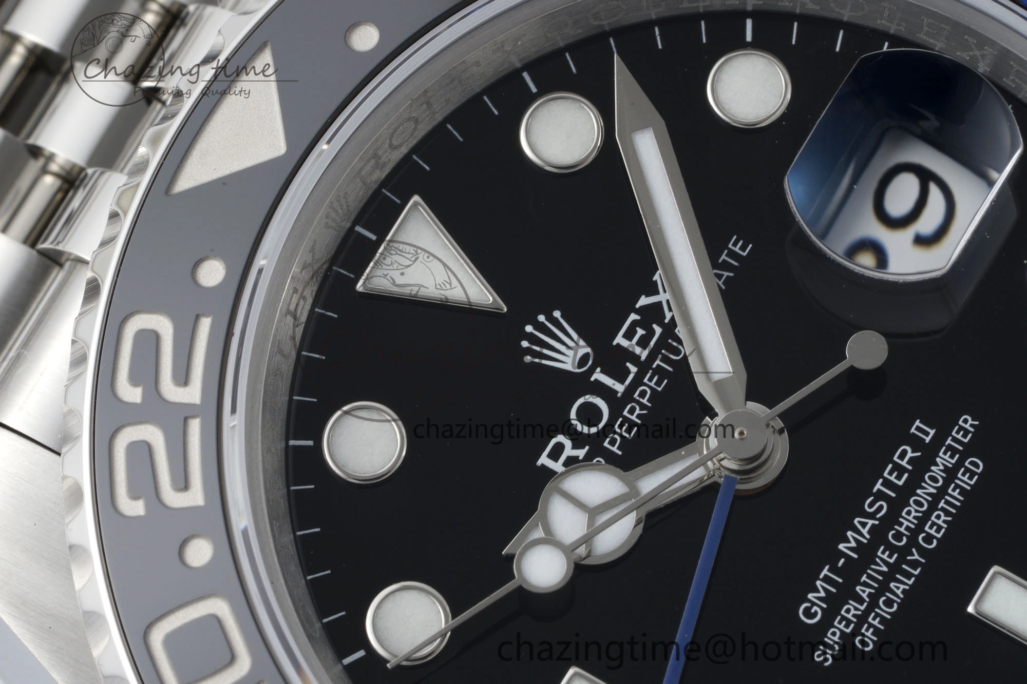 Comfortable GMT Master II 126710 BLNR 904L SS KING Factory 1:1 Best Edition on Jubilee Bracelet K3285 CHS 2074