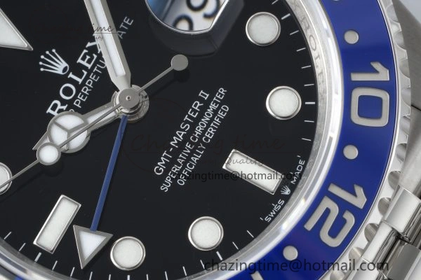 Comfortable GMT Master II 126710 BLNR 904L SS KING Factory 1:1 Best Edition on Jubilee Bracelet K3285 CHS 2074
