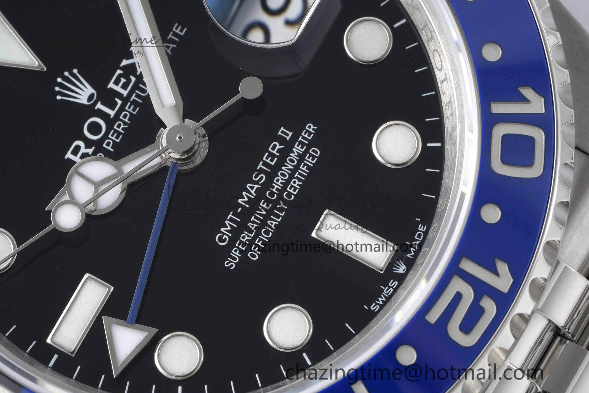 Comfortable GMT Master II 126710 BLNR 904L SS KING Factory 1:1 Best Edition on Jubilee Bracelet K3285 CHS 2074