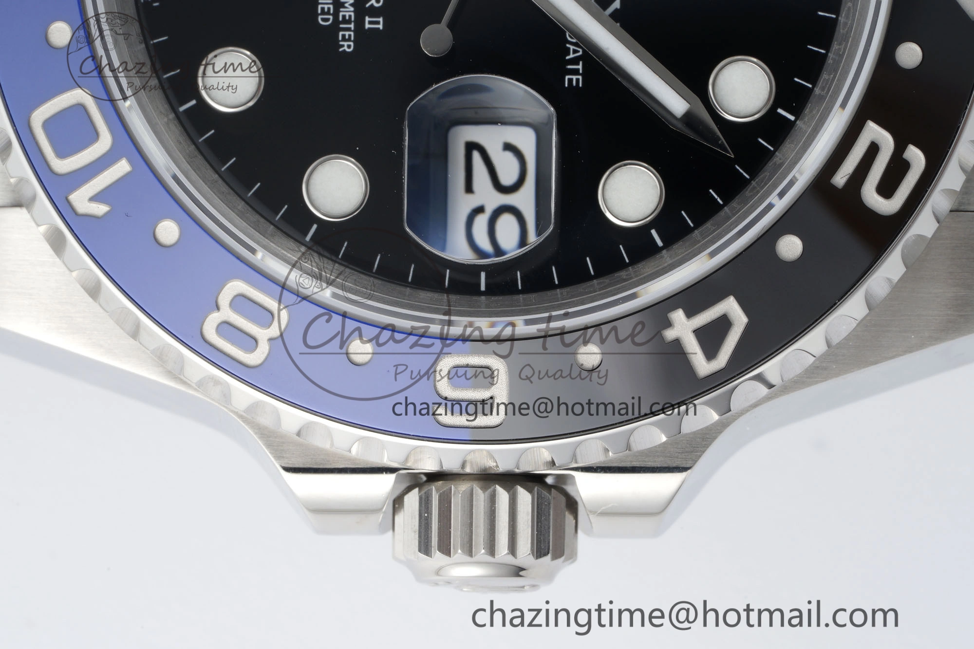 Comfortable GMT Master II 126710 BLNR 904L SS KING Factory 1:1 Best Edition on Jubilee Bracelet K3285 CHS 2074