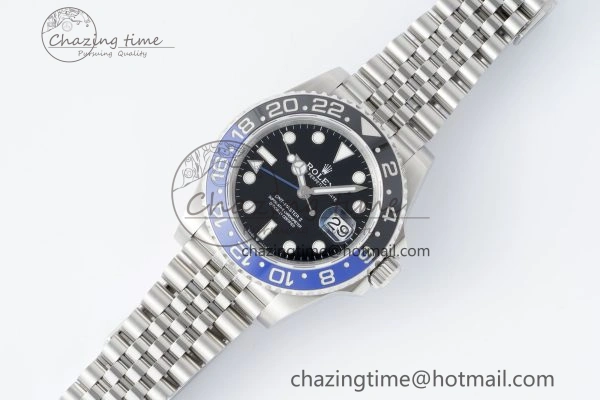Comfortable GMT Master II 126710 BLNR 904L SS KING Factory 1:1 Best Edition on Jubilee Bracelet K3285 CHS 2074