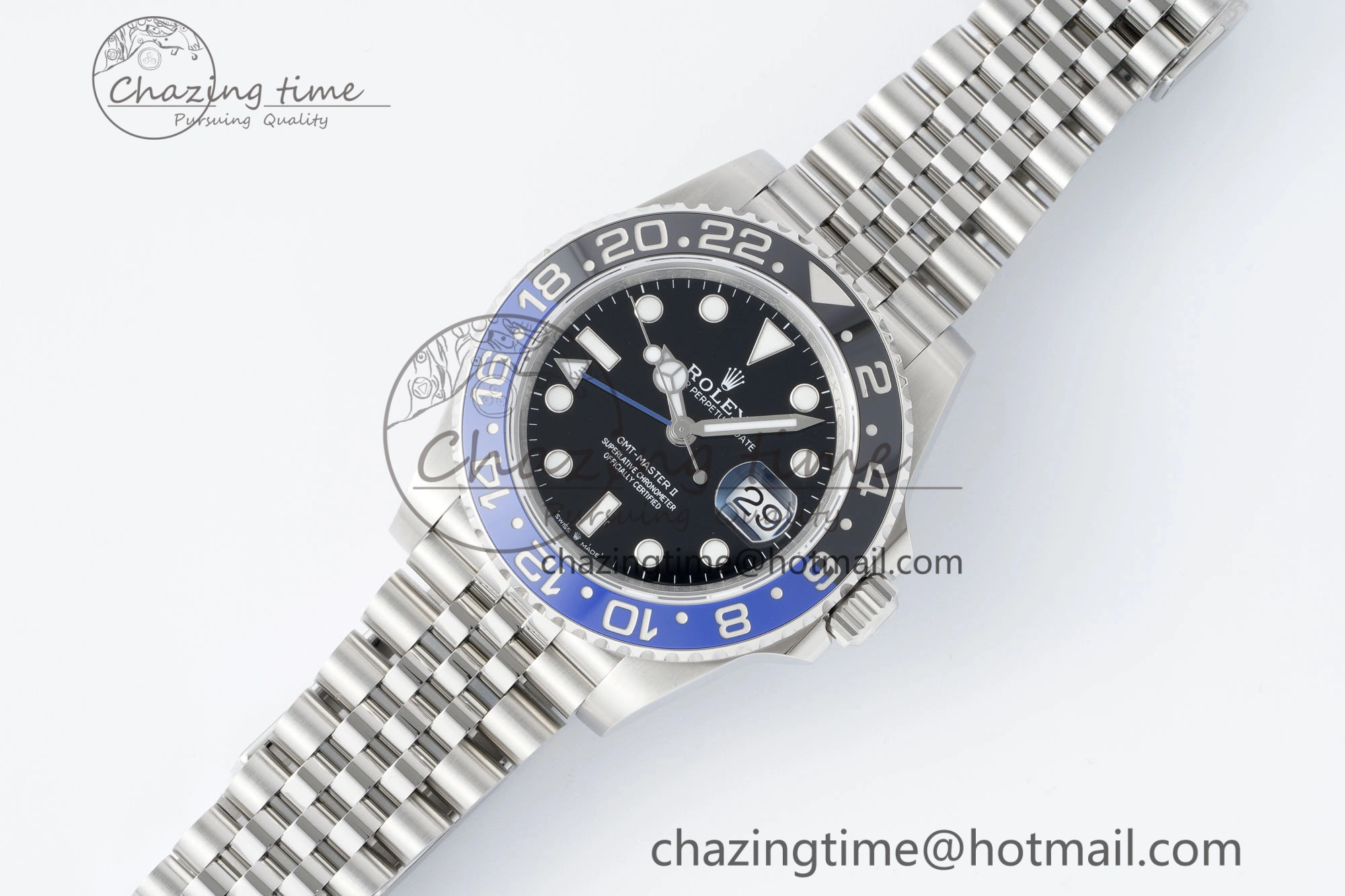 Comfortable GMT Master II 126710 BLNR 904L SS KING Factory 1:1 Best Edition on Jubilee Bracelet K3285 CHS 2074