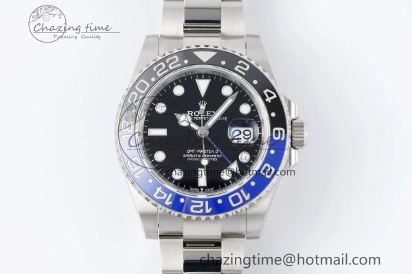 WellDesigned GMT Master II 126710 BLNR 904L SS KING Factory 1:1 Best Edition on Oyster Bracelet K3285 CHS 2075