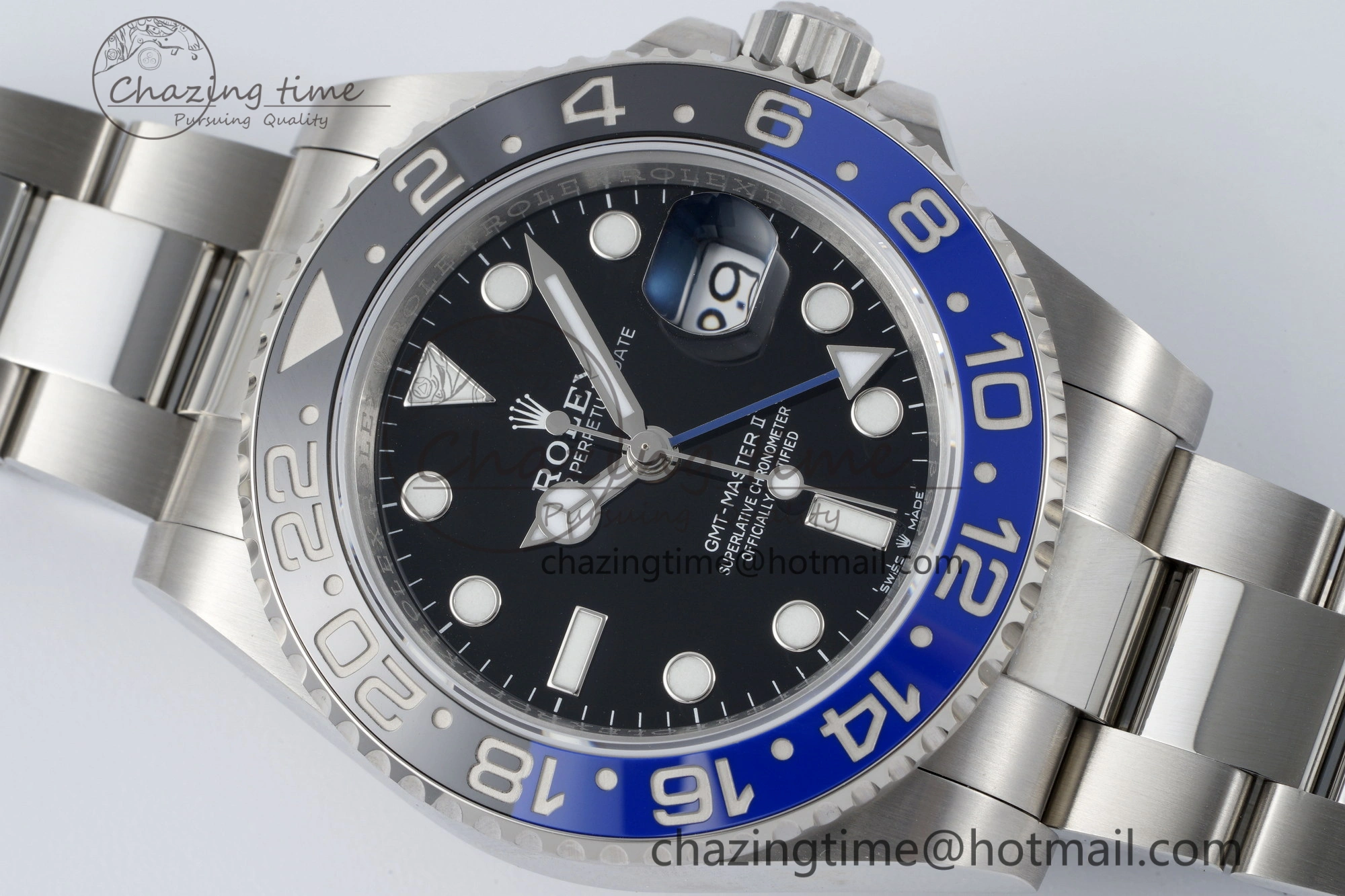 WellDesigned GMT Master II 126710 BLNR 904L SS KING Factory 1:1 Best Edition on Oyster Bracelet K3285 CHS 2075
