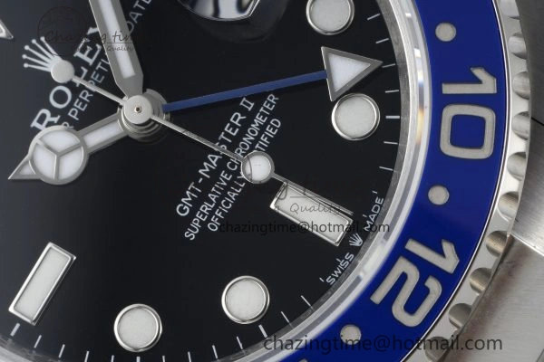 WellDesigned GMT Master II 126710 BLNR 904L SS KING Factory 1:1 Best Edition on Oyster Bracelet K3285 CHS 2075