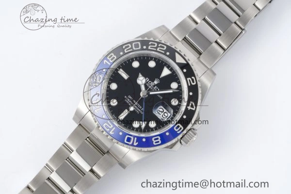 WellDesigned GMT Master II 126710 BLNR 904L SS KING Factory 1:1 Best Edition on Oyster Bracelet K3285 CHS 2075