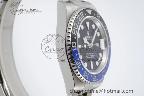 WellDesigned GMT Master II 126710 BLNR 904L SS KING Factory 1:1 Best Edition on Oyster Bracelet K3285 CHS 2075