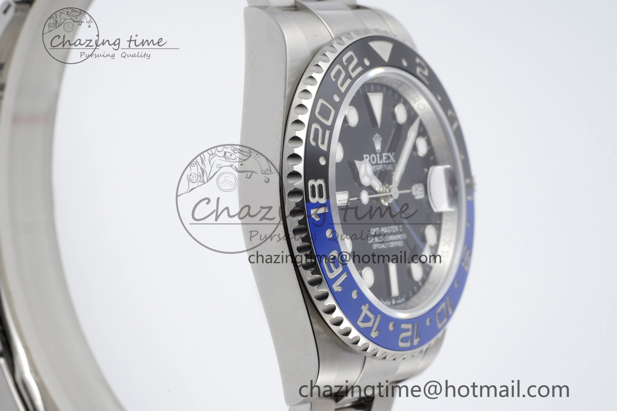 WellDesigned GMT Master II 126710 BLNR 904L SS KING Factory 1:1 Best Edition on Oyster Bracelet K3285 CHS 2075