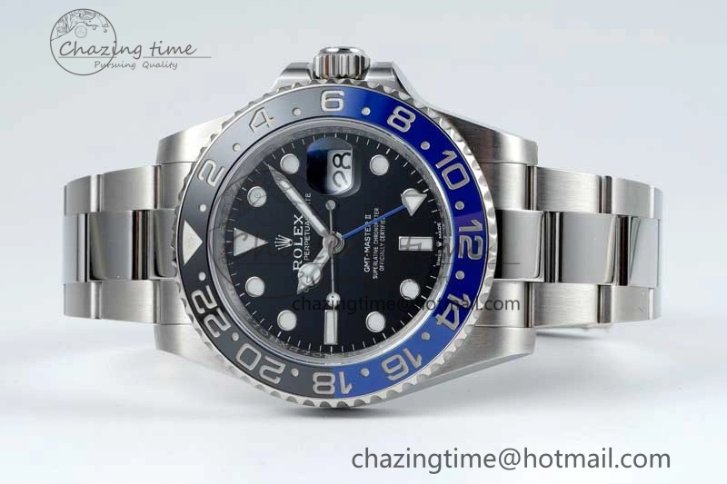 Functional GMT Master II 126710 BLNR 904L SS NTF1:1 Best Edition on Oyster Bracelet VR3186 CHS 2299