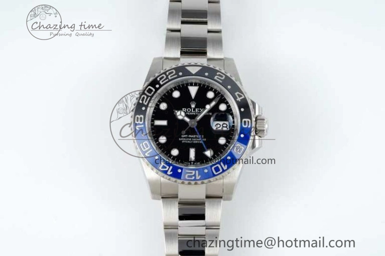 Functional GMT Master II 126710 BLNR 904L SS NTF1:1 Best Edition on Oyster Bracelet VR3186 CHS 2299