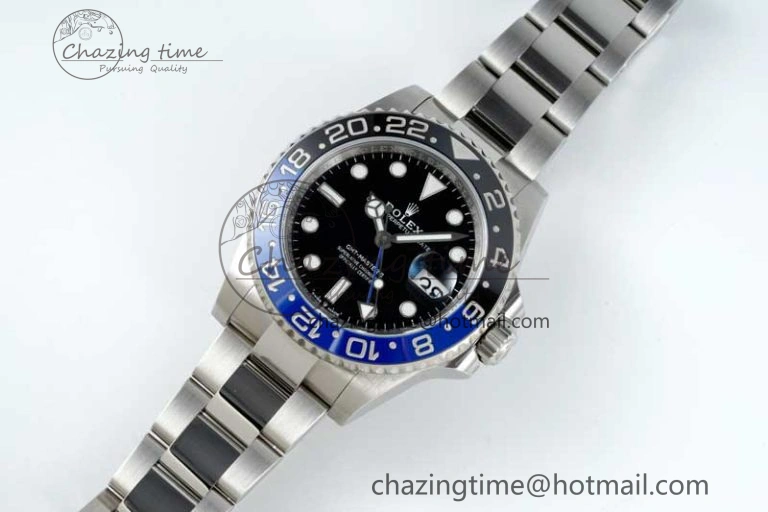 Functional GMT Master II 126710 BLNR 904L SS NTF1:1 Best Edition on Oyster Bracelet VR3186 CHS 2299