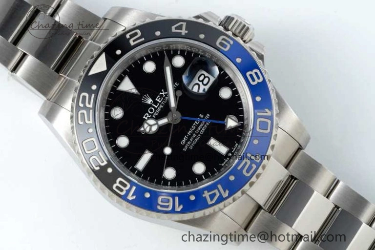 Functional GMT Master II 126710 BLNR 904L SS NTF1:1 Best Edition on Oyster Bracelet VR3186 CHS 2299