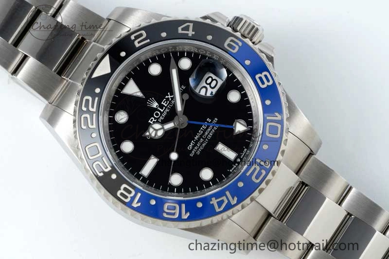 Functional GMT Master II 126710 BLNR 904L SS NTF1:1 Best Edition on Oyster Bracelet VR3186 CHS 2299