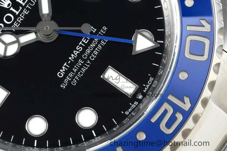 Functional GMT Master II 126710 BLNR 904L SS NTF1:1 Best Edition on Oyster Bracelet VR3186 CHS 2299