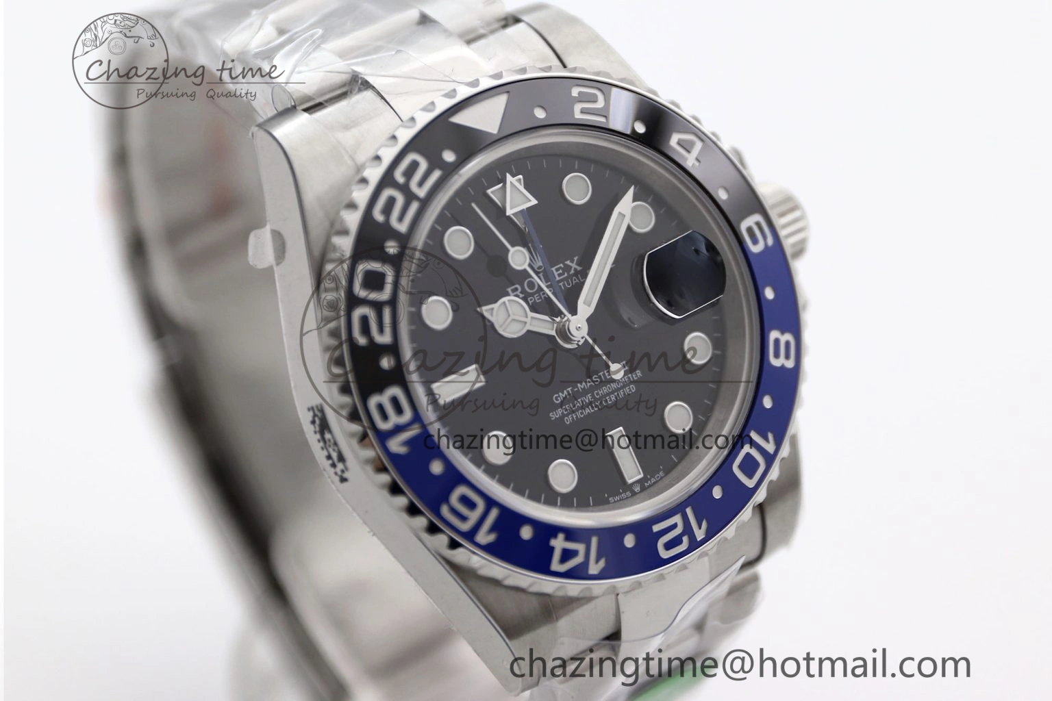 GMT Master II 126710 BLNR 904L SS TW+ Best Edition on Oyster Bracelet VR3285 CHS Fashionable 1979
