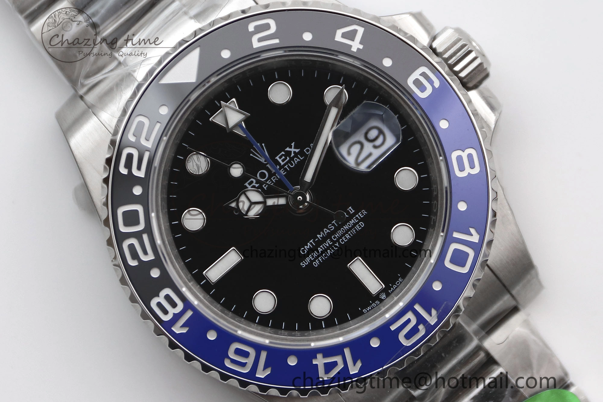 GMT Master II 126710 BLNR 904L SS TW+ Best Edition on Oyster Bracelet VR3285 CHS Fashionable 1979