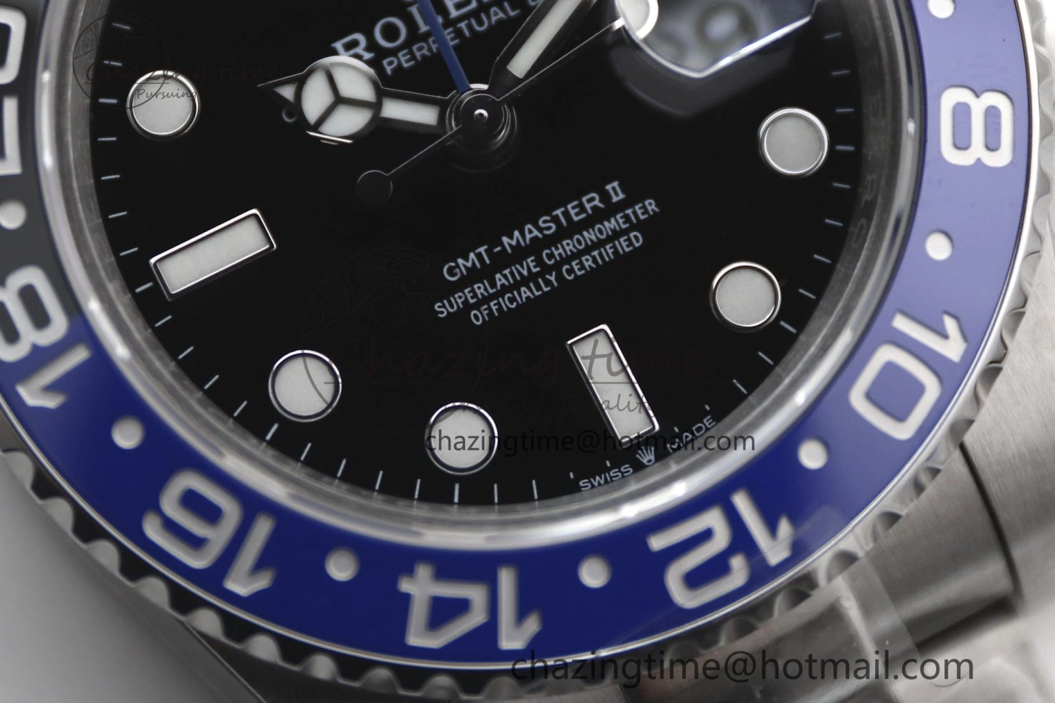 GMT Master II 126710 BLNR 904L SS TW+ Best Edition on Oyster Bracelet VR3285 CHS Fashionable 1979