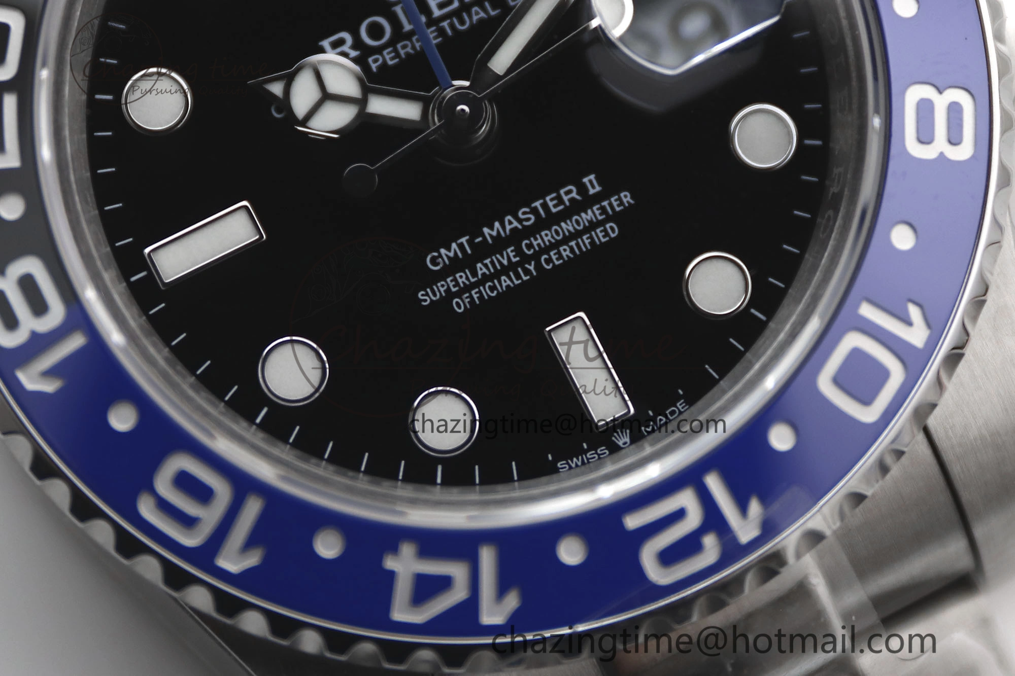 GMT Master II 126710 BLNR 904L SS TW+ Best Edition on Oyster Bracelet VR3285 CHS Fashionable 1979