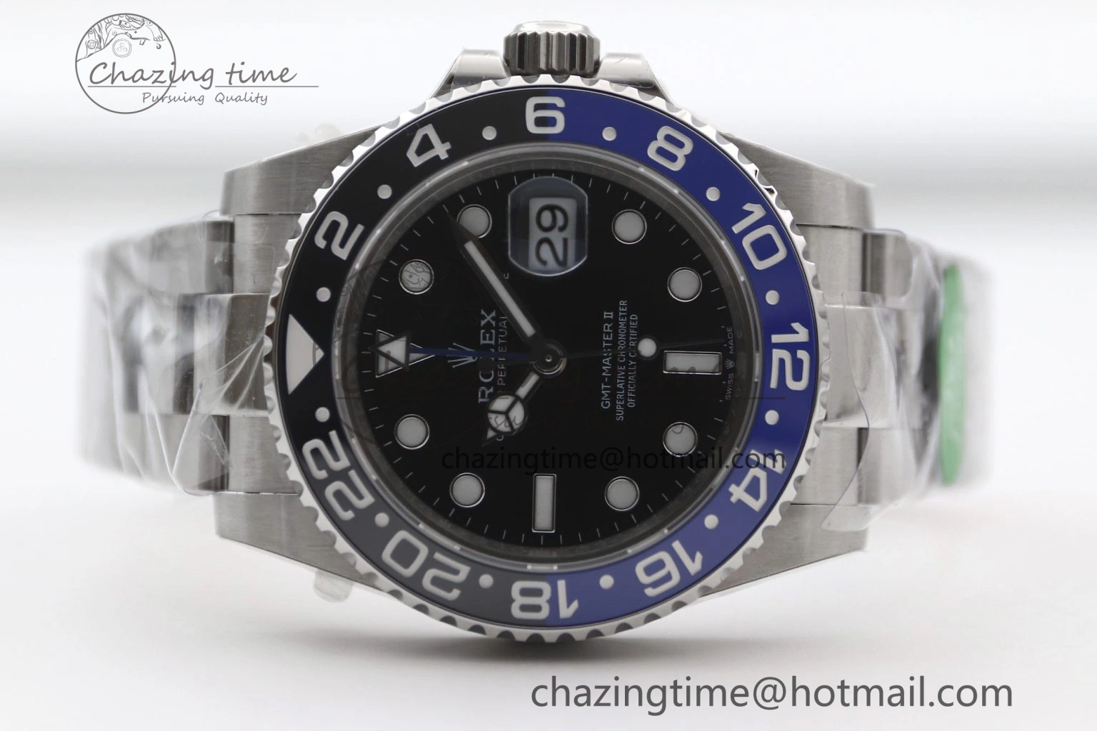 GMT Master II 126710 BLNR 904L SS TW+ Best Edition on Oyster Bracelet VR3285 CHS Fashionable 1979
