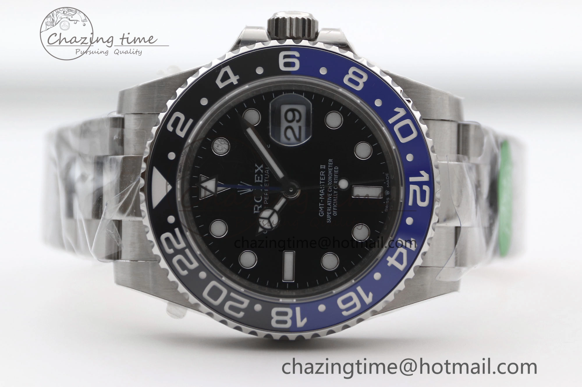 GMT Master II 126710 BLNR 904L SS TW+ Best Edition on Oyster Bracelet VR3285 CHS Fashionable 1979