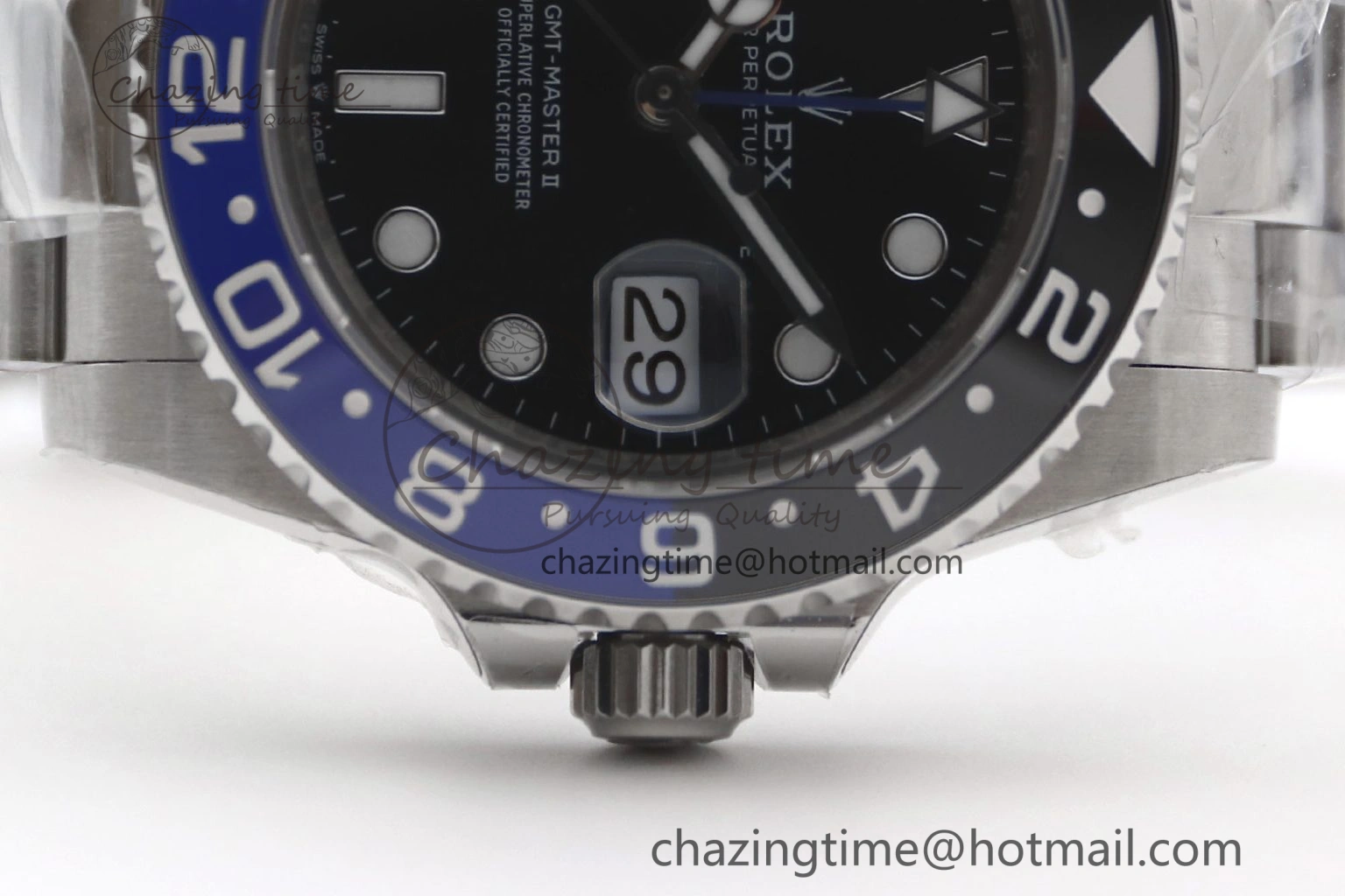 GMT Master II 126710 BLNR 904L SS TW+ Best Edition on Oyster Bracelet VR3285 CHS Fashionable 1979
