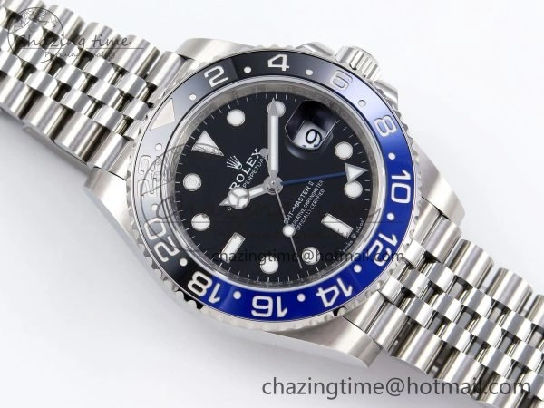 GMT-Master II 126710 BLNR 904L Steel VSF 1:1 Best Edition VR3285 (Correct Hand Stack) SunProtective 1656
