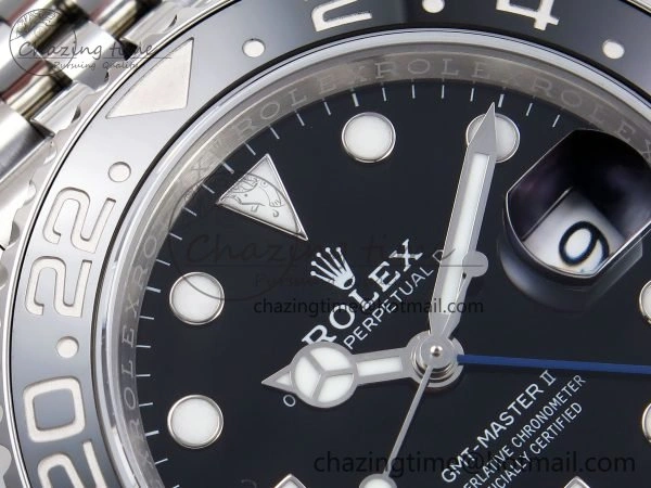 GMT-Master II 126710 BLNR 904L Steel VSF 1:1 Best Edition VR3285 (Correct Hand Stack) SunProtective 1656