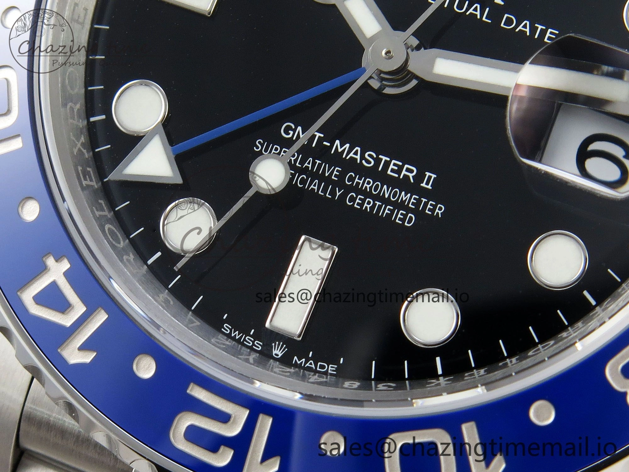 GMT-Master II 126710 BLNR 904L Steel VSF 1:1 Best Edition on Jubilee Bracelet DD3285 CHS V FlexibleFit 27